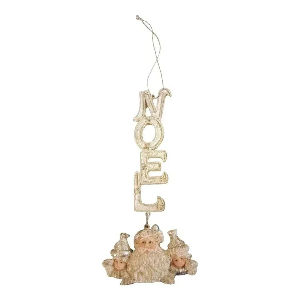 NOEL‎ Christmas Hanging Ornament with Santa